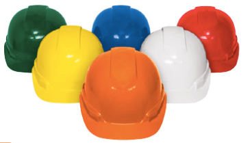 Casco de seguridad, ajuste de matraca, rojo, Truper