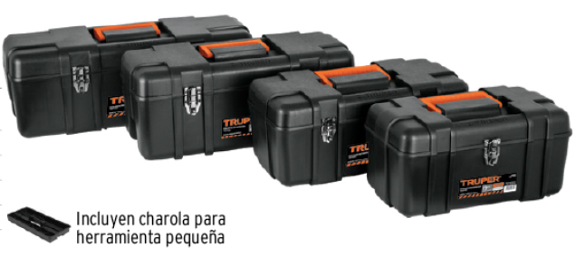 Caja para herramienta 23' industrial, broches metálicos