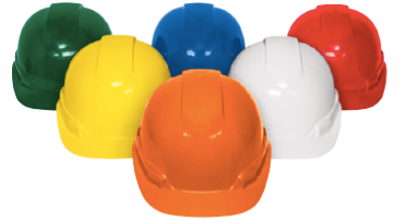 Casco de seguridad, ajuste de matraca, naranja, Truper