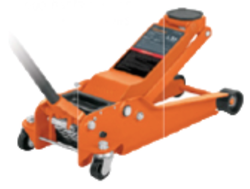 Gato hidráulico de patín 3t profesional, elev rápida, Truper