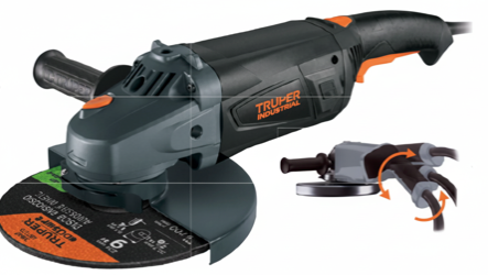 Esmeriladora angular 9', 2350W, TRUPER INDUSTRIAL