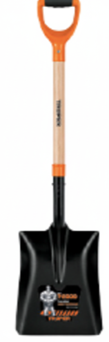 Pala cuadrada #4 T-2000 tipo español, puño 'Y', Truper