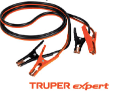 Cables pasa corriente 3.5 m, 350 A, 6 AWG, con funda, Expert