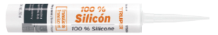 Sellador transparente 100% silicón de 280 ml, Truper