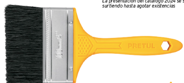 Brocha uso general de 1-1/2' con mango de plástico, Pretul