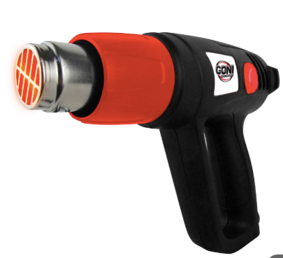 Pistola de calor con accesorios