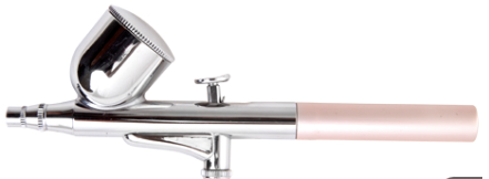 Aerógrafo profesional con vaso  metálico fijo