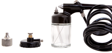 Juego de pincel de aire con accesorios