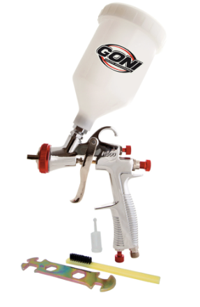 Pistola LVLP de succión con vaso de 1 L y boquilla de 1.5 mm