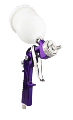 Pistola de gravedad Híbrida con vaso de 600ml y boquilla de 2.0mm