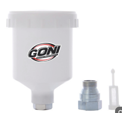 Vaso de plástico con conector macho para modelo 353