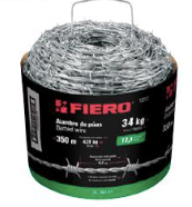 Rollo de alambre de púas 350m calibre 12.5, FIERO