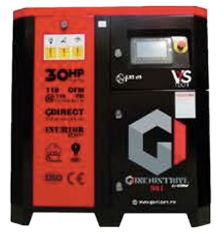 Compresor de Tipo Tornillo 30HP 116 PSI