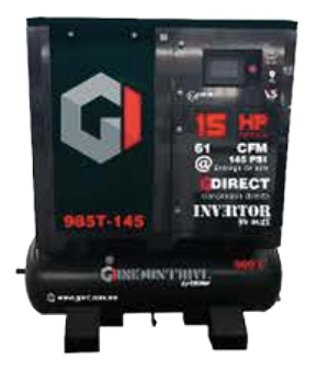 Compresor de Tipo Tornillo 15 HP 145 PSI C/TANQUE 200LT