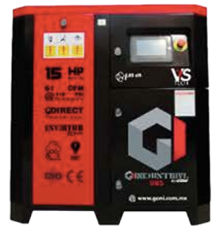 Compresor de Tipo Tornillo 15 HP 116 PSI