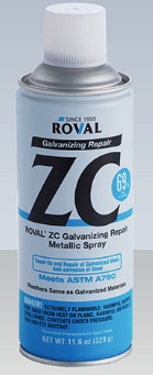 Roval ZC Aerosol Metálico Galvanizador para Reparaciones 69% 420ml