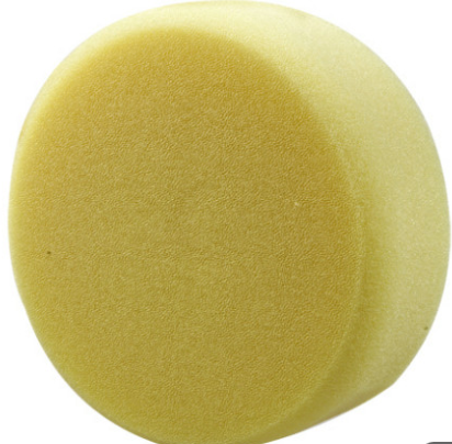 Esponja amarilla de 6" con soporte y cuerda de 5/8" para pulido (USA)