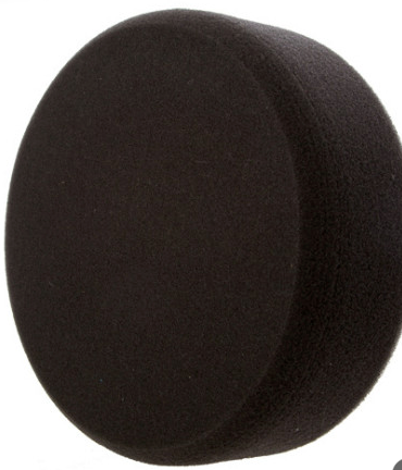 Esponja negra de 6" con soporte y cuerda de 5/8" para acabado final (USA)