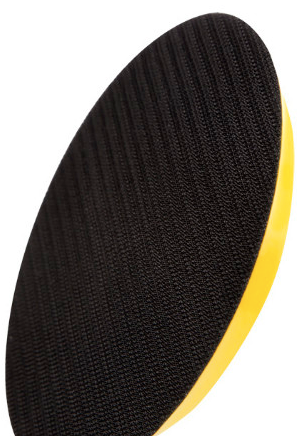 Respaldo ciego de 5" de diámetro con velcro y cuerda de 5/16"