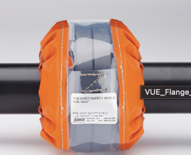 VUE GARD SAFETY SHIELD WITH DRAIN- ANSI FLANGE VDG-150-2